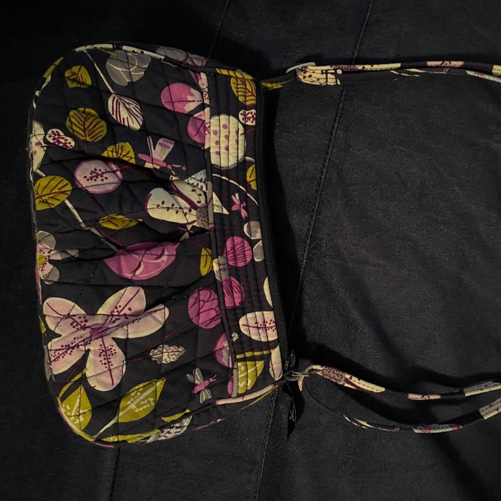 Vera Bradley RETIRED plum petals purse